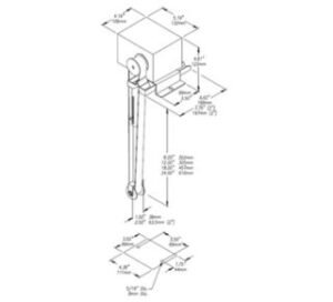 Belt Oil Skimmer With 1″ Wide Belt