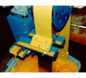 Oil Grabber Model 4 Belt Oil Skimmer Application