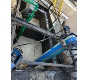 Oil Grabber Model 8 Belt Oil Skimmer Installation 