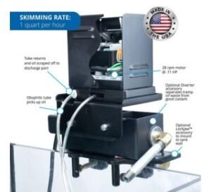 Tube skimmer capacity