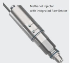 Methanol Injector with integrated flow limiter