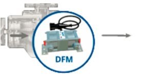 Fuel consumption monitoring in the fuel line