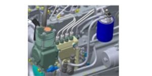 Fuel supply system before installation 