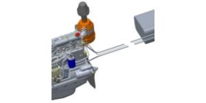Fuel supply system before installation 