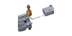 Installed Eurosens Direct fuel flow meter