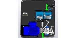 Opening the system-drain valve located