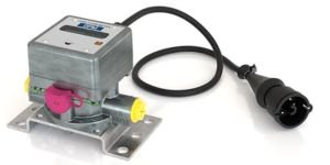 Output signal cable + in-built LCD display.